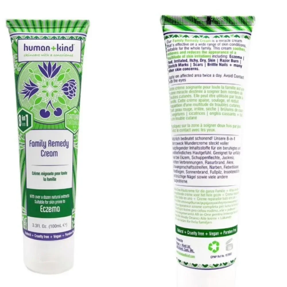 HUMAN + KIND - NWT Duo/Grapefruit Body Wash & Family Remedy Cream/8.45 & 3.53 oz
